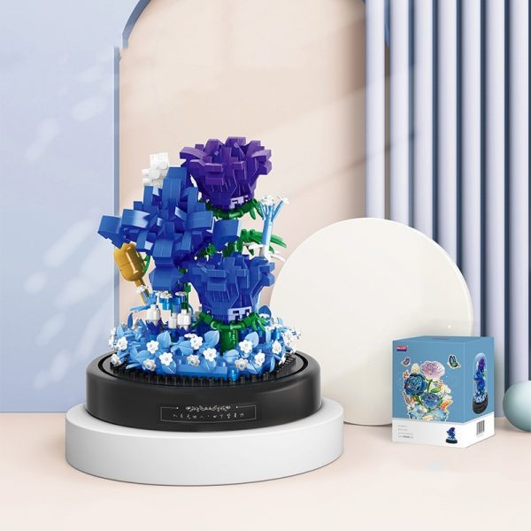 Small Particle Assembly Rose Decoration Toys - Image 9