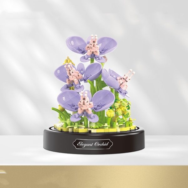 Small Particle Assembly Rose Decoration Toys - Image 10