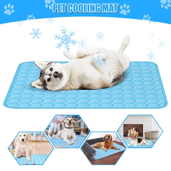 Pet Cooling Mat Cool Pad Cushion Dog Cat Puppy Blanket For Summer Sleeping Bed Dog Cooling Bed Pet Cooling Mat - Image 5
