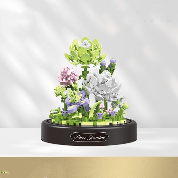 Small Particle Assembly Rose Decoration Toys - Image 2