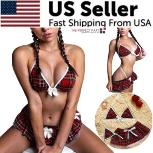 Sexy School girl Lingerie Sleepwear