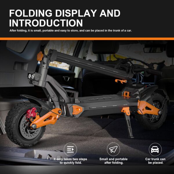 High-speed, Long-range Electric Folding Scooter - Image 7
