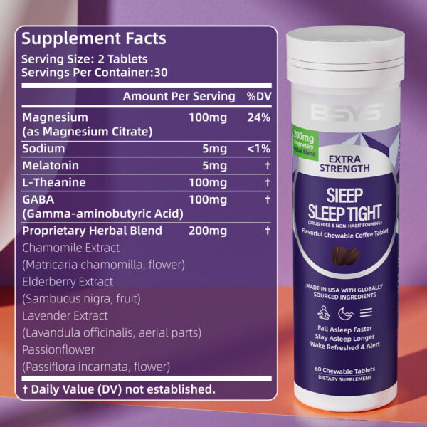 BSYS  Coffee Flavor But Make It Sleepy These Sleep-support Chews Taste Like Your Favorite Brew No Jitters  Just Cozy Vibes To Drift Off Easy  SleepHacks  CoffeeLoversDream - Image 2