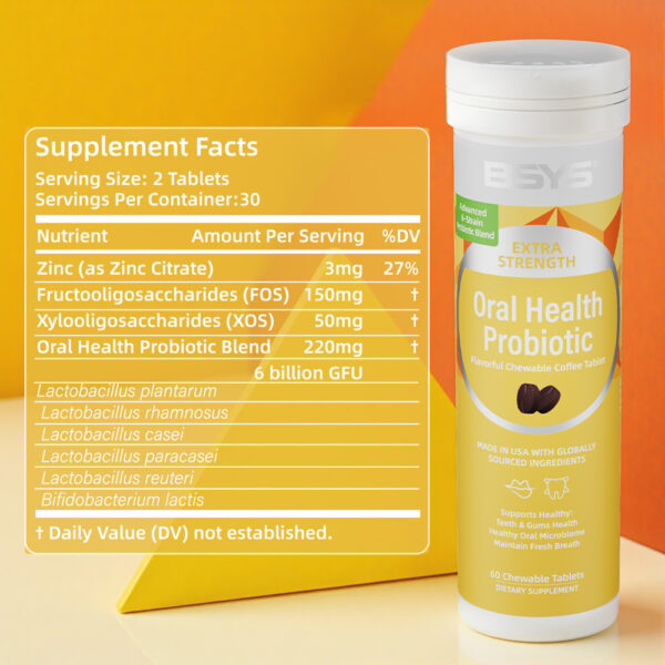 BSYS Coffee Lovers Meet Your New Obsession Oral Probiotic Chews That TASTE LIKE COFFEE  High-quality Supplements For Your Mouth No Gross Aftertaste, Just That Rich, Roasty Vibe. Game Changer - Image 9