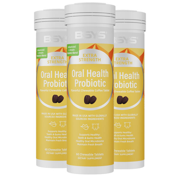 BSYS Coffee Lovers Meet Your New Obsession Oral Probiotic Chews That TASTE LIKE COFFEE  High-quality Supplements For Your Mouth No Gross Aftertaste, Just That Rich, Roasty Vibe. Game Changer - Image 5